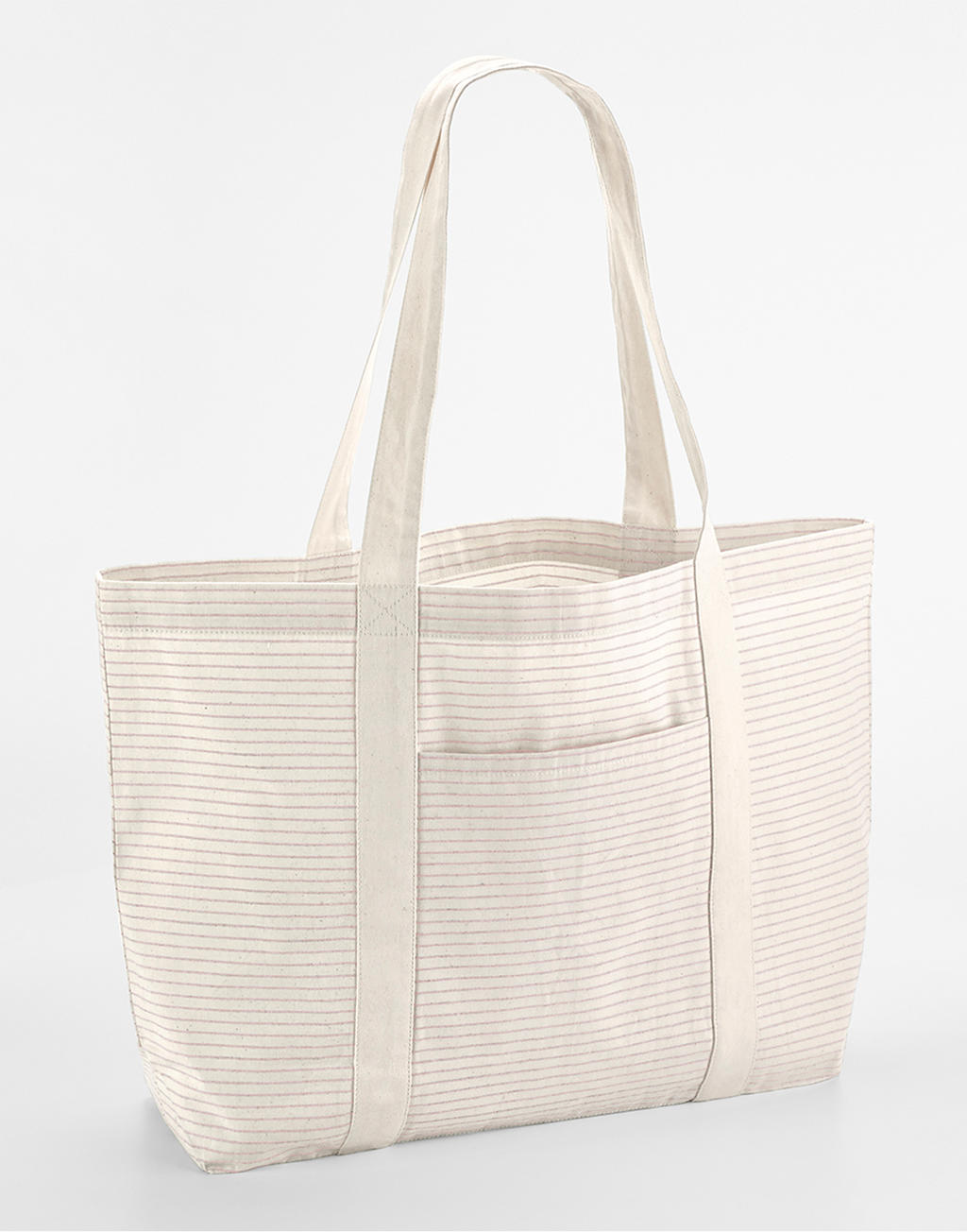 Pruhovaná nákupní taška z organické bavlny - zvìtšit obrázek